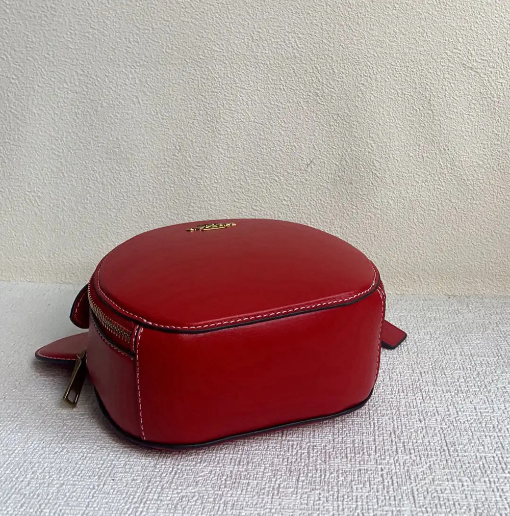 Coach Mickey Mouse Round Cake Bun Crossbody Bag - Picture 4 of 8